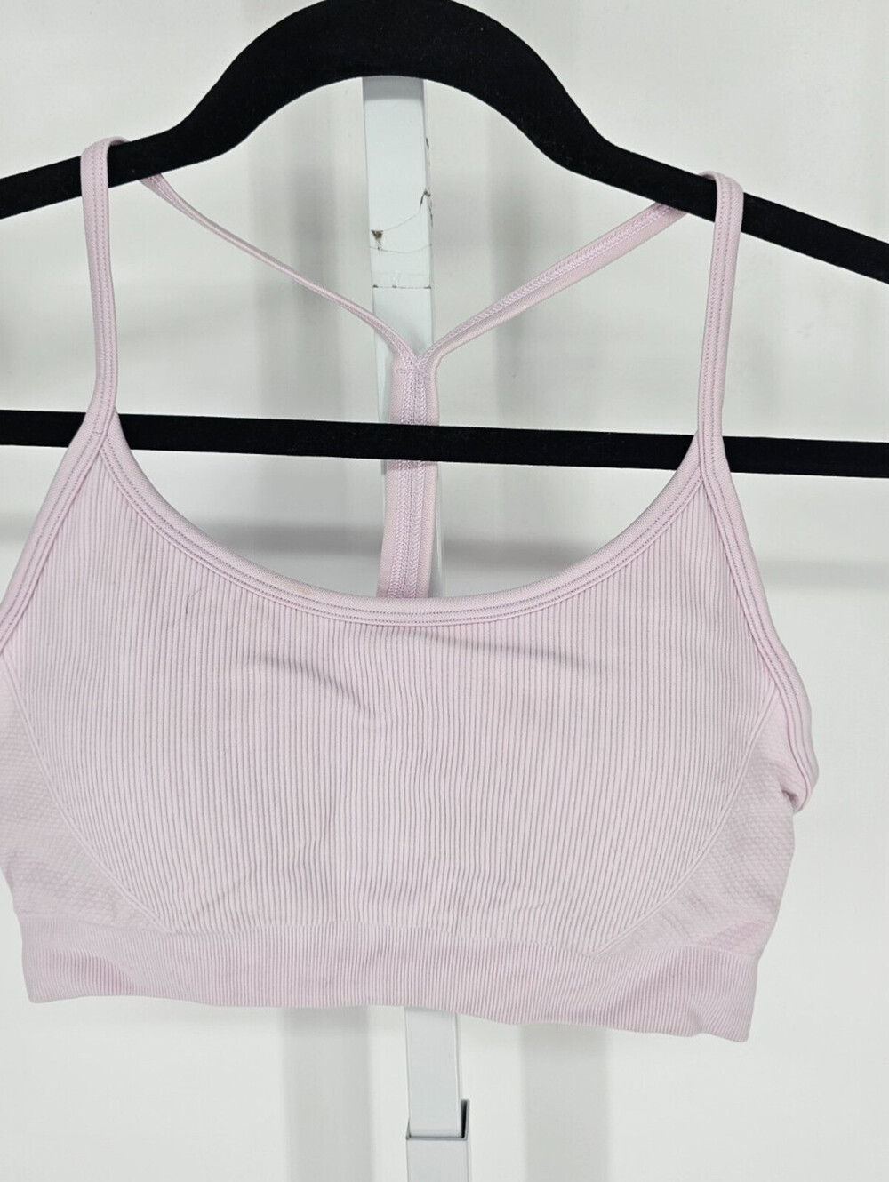 DSG Womens Sz M Lightly Padded Sports Bra Racerback Light Purple